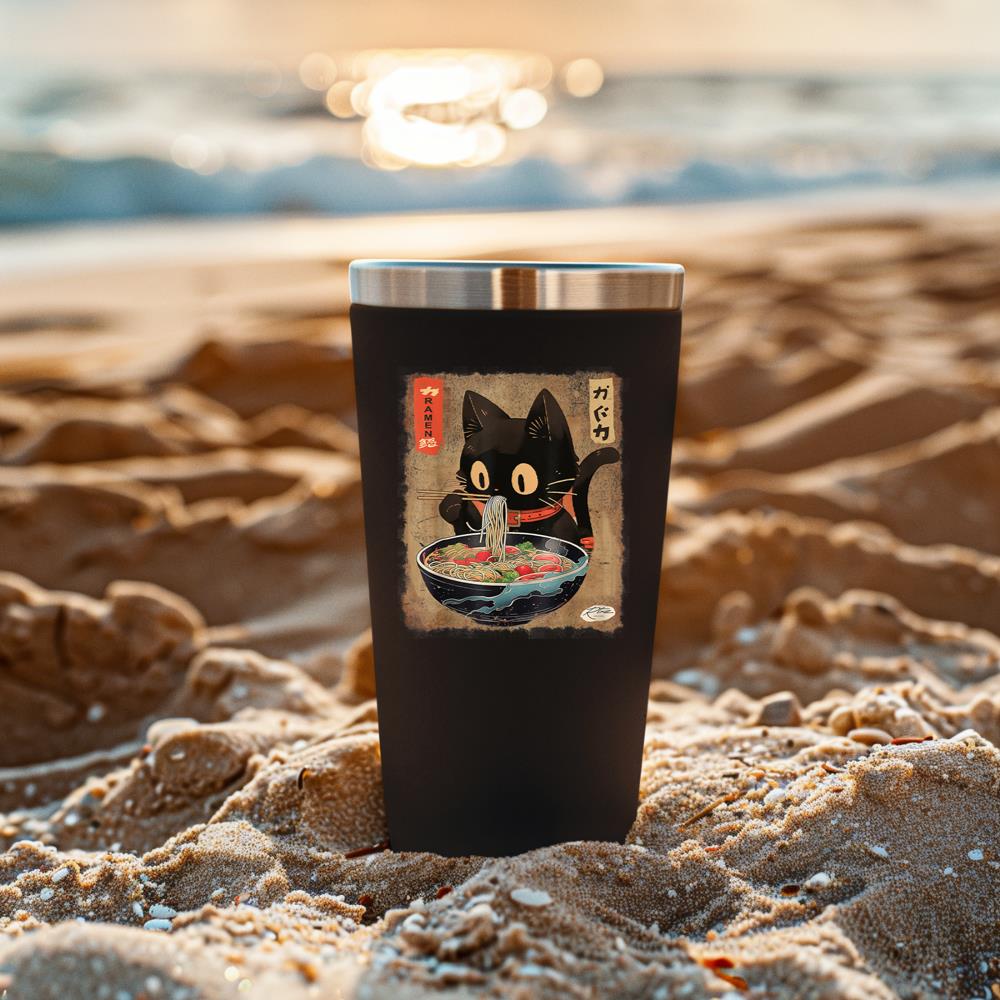 Xanawood Cat Ramen Japanese Funny Kawaii Cat Anime Gifts Girls Teen Tumbler