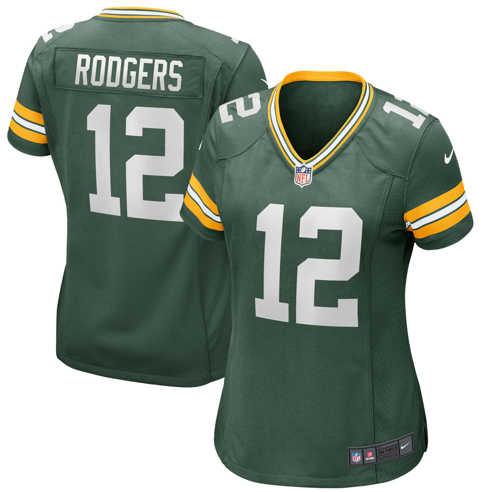 Aaron Rodgers Green Bay Packers BB Store Women's Player Jersey - Green
