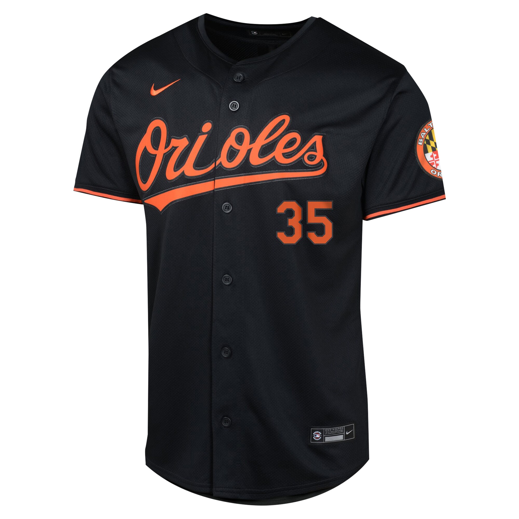 Adley Rutschman Baltimore Orioles BB Store Youth Alternate Limited Player Jersey - Black