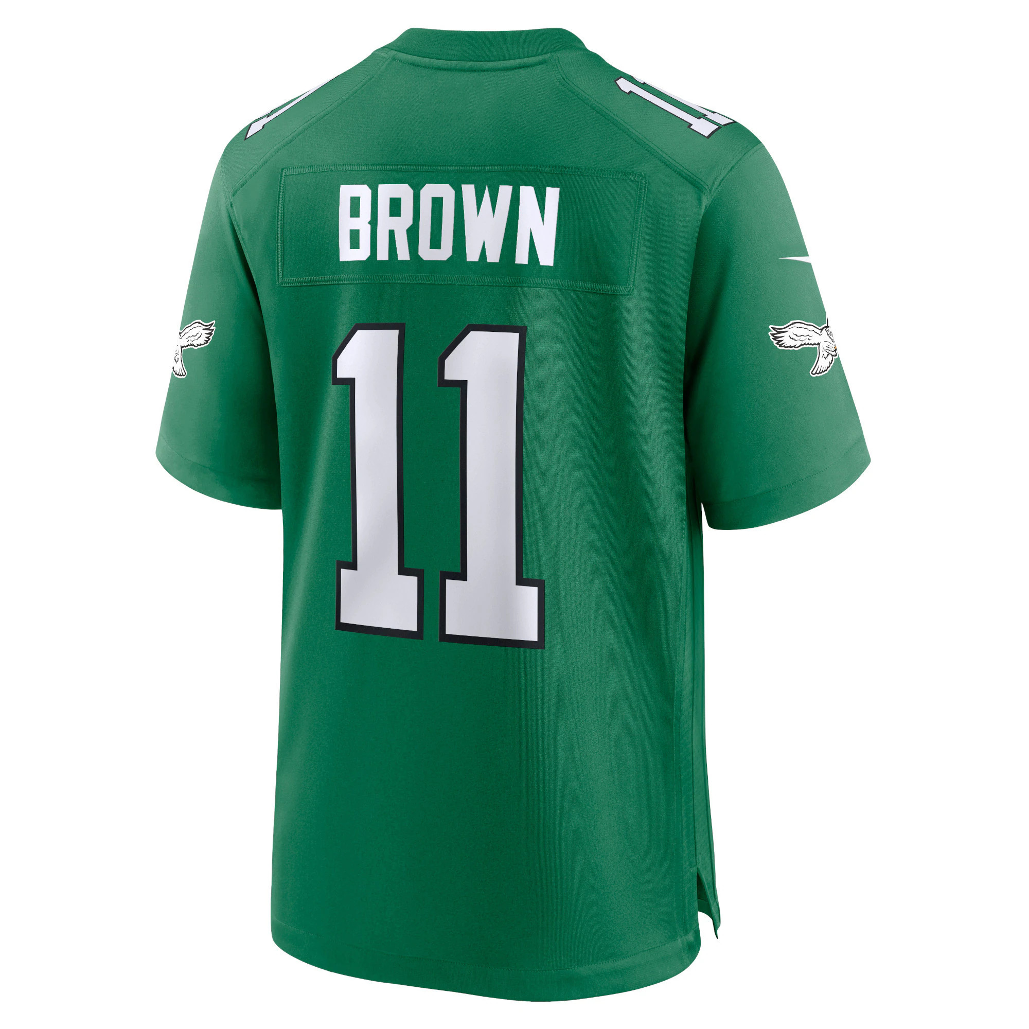 A.j. Brown Philadelphia Eagles BB Store Youth Alternate Player Game Jersey - Kelly Green