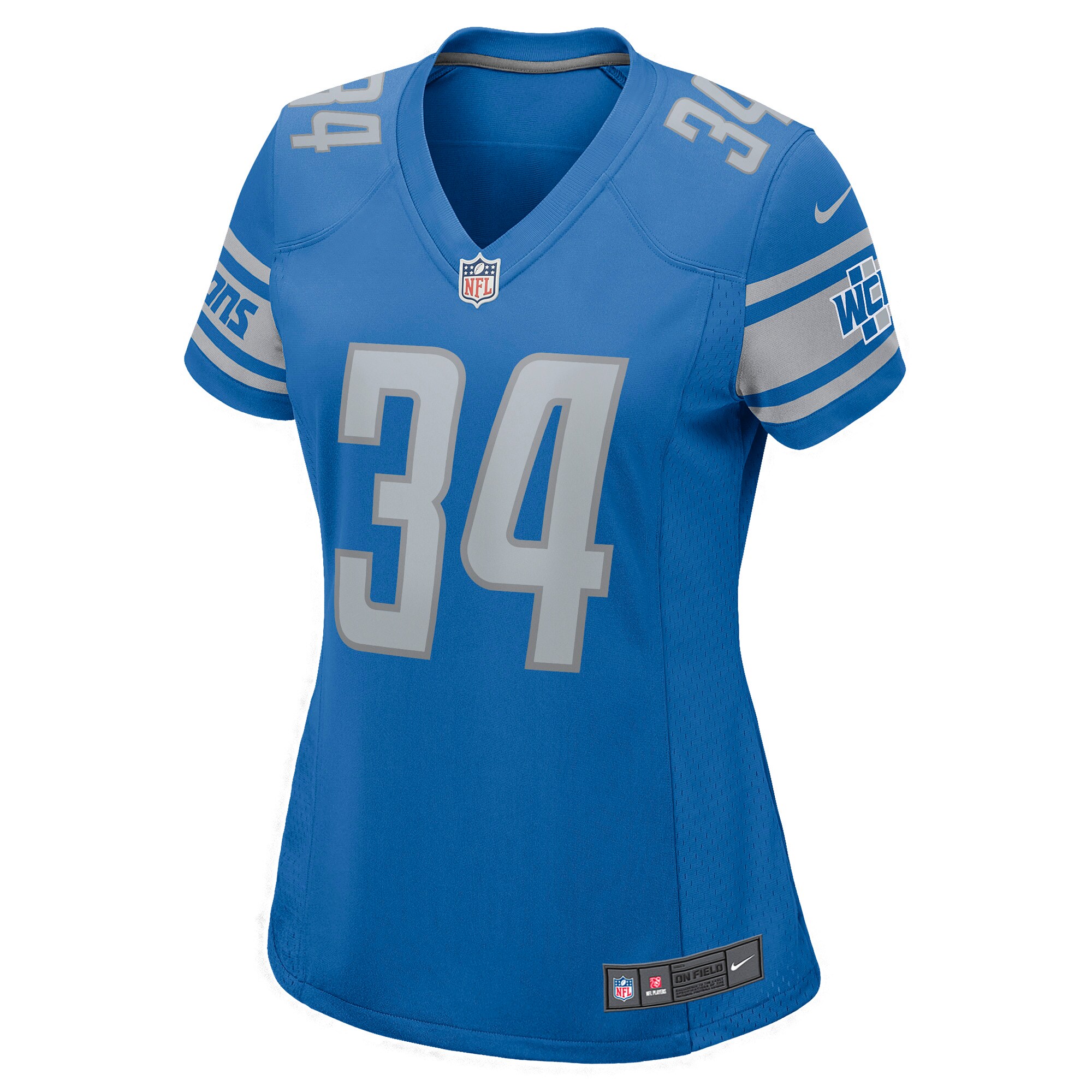 Alex Anzalone Detroit Lions BB Store Women's Game Jersey - Blue