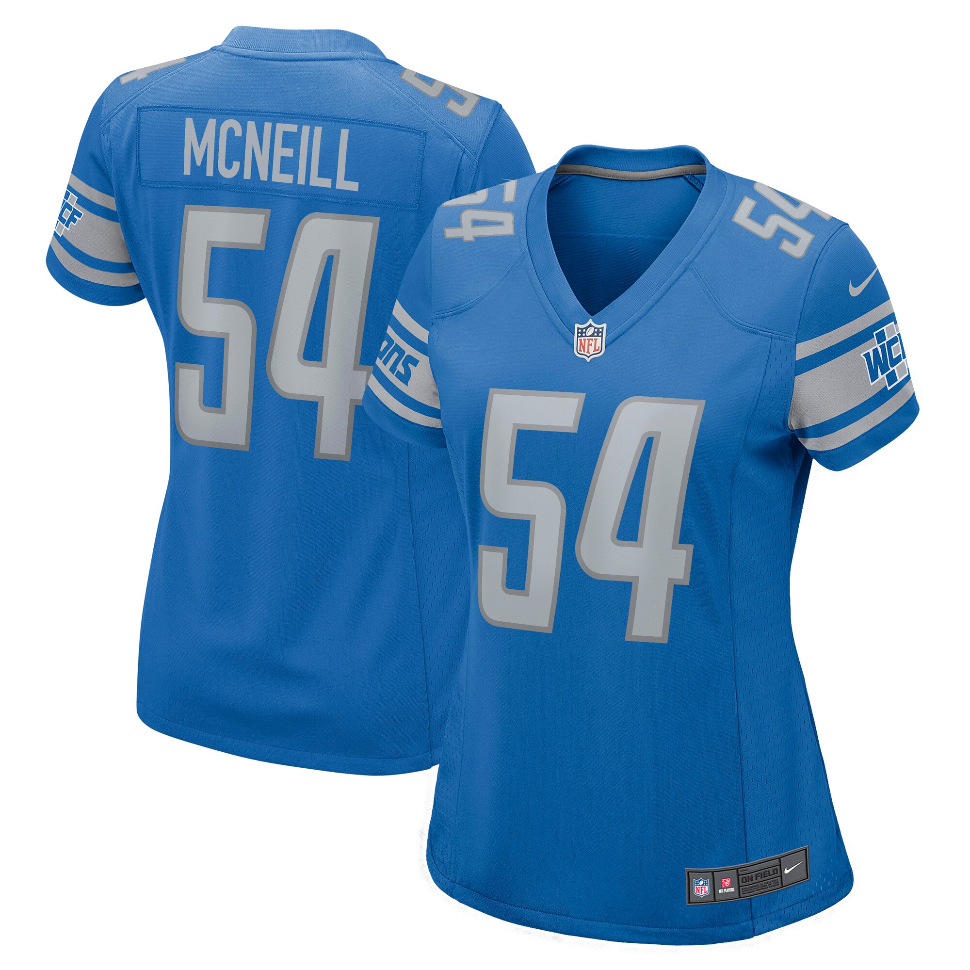 Alim Mcneill Detroit Lions BB Store Women's Game Jersey - Blue