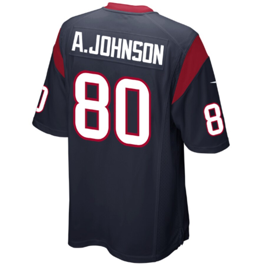Andre Johnson Houston Texans BB Store Youth Team Color Game Jersey - Navy Blue