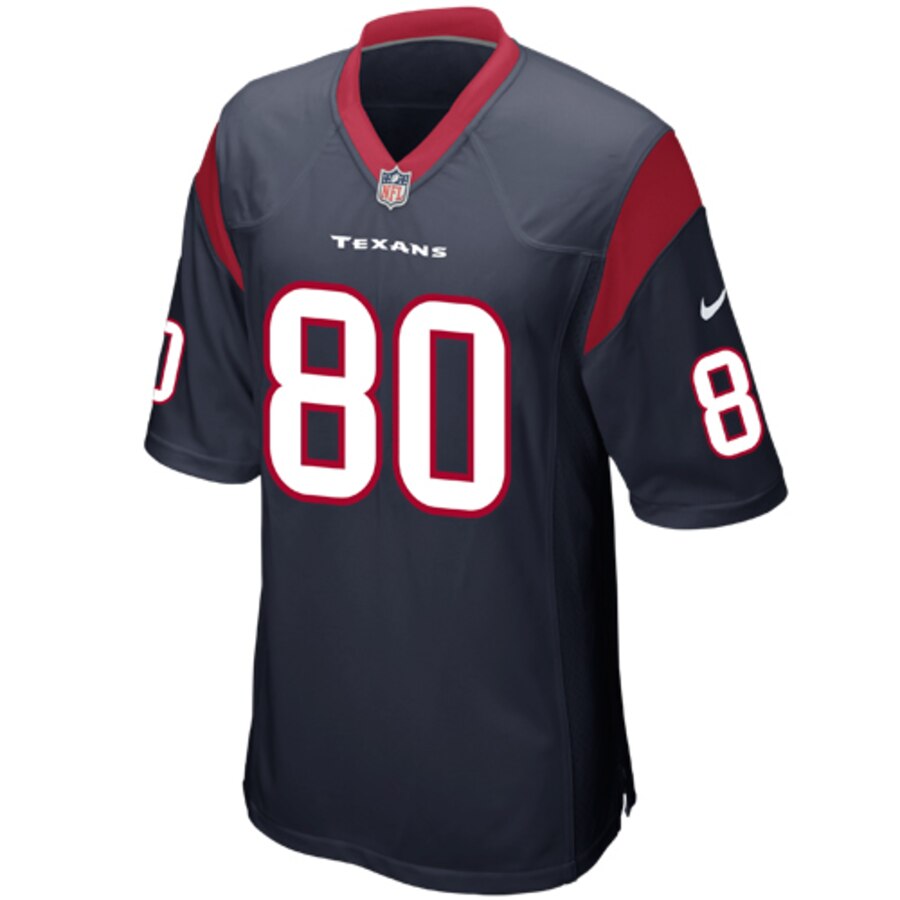 Andre Johnson Houston Texans BB Store Youth Team Color Game Jersey - Navy Blue