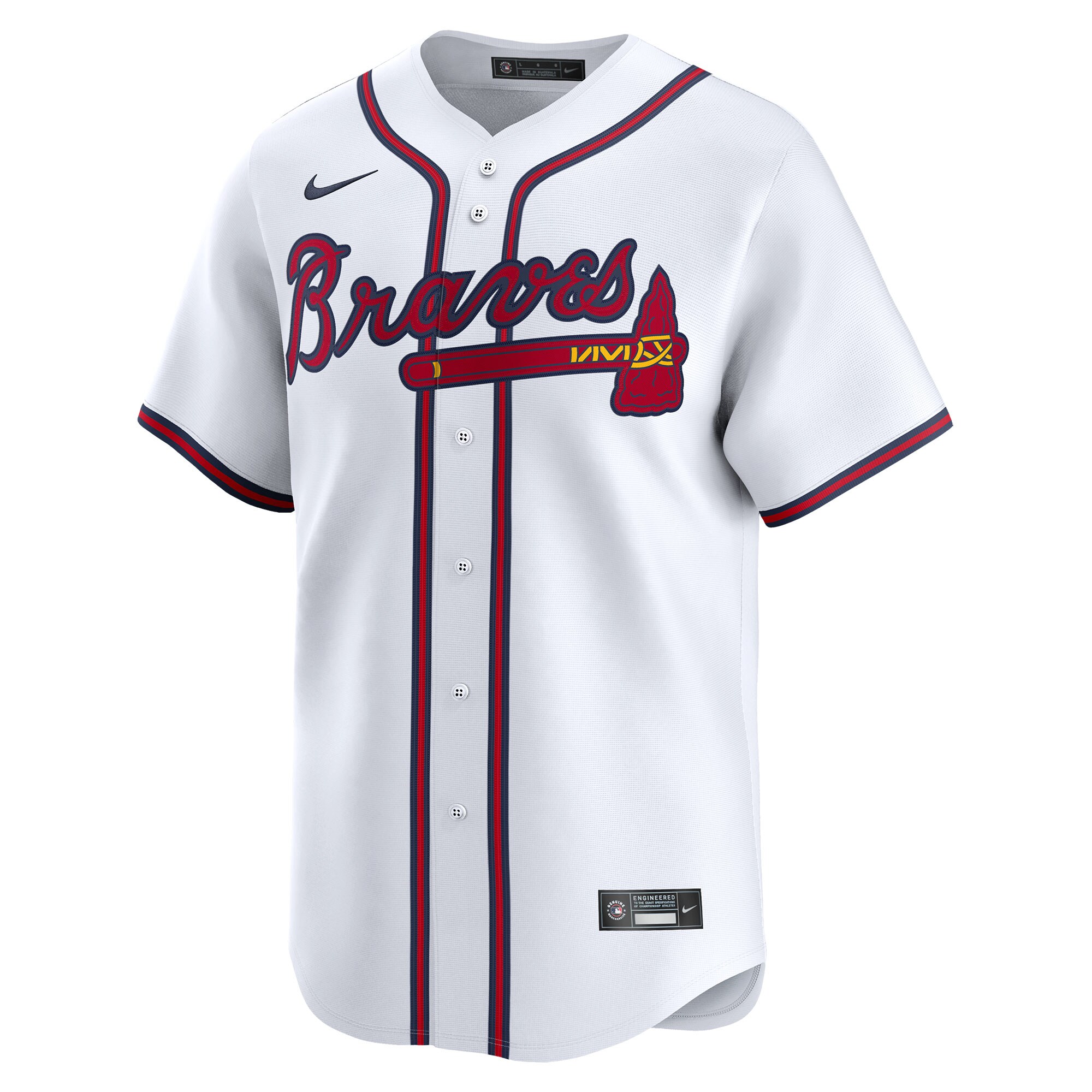 Atlanta Braves BB Store Home Limited Jersey - White