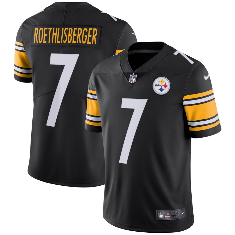 Ben Roethlisberger Pittsburgh Steelers BB Store Youth Vapor Untouchable Limited Player Jersey - Black