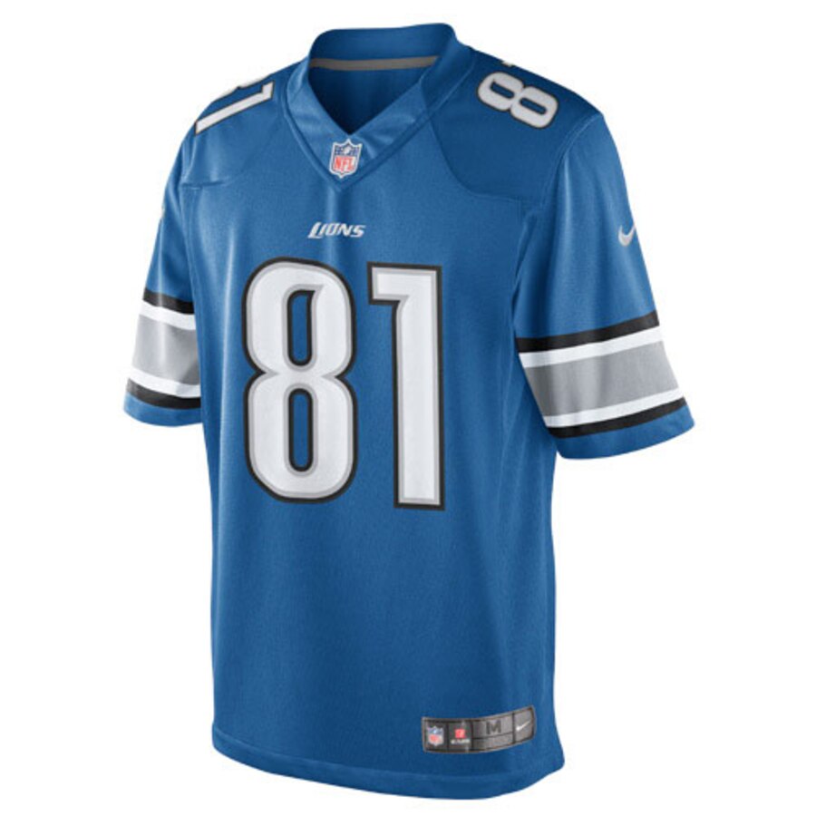 Calvin Johnson Detroit Lions BB Store Youth Limited Jersey - Light Blue