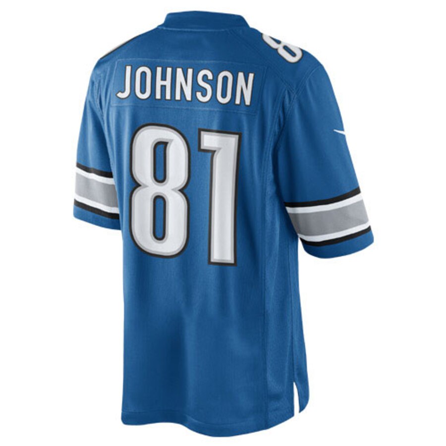 Calvin Johnson Detroit Lions BB Store Youth Limited Jersey - Light Blue