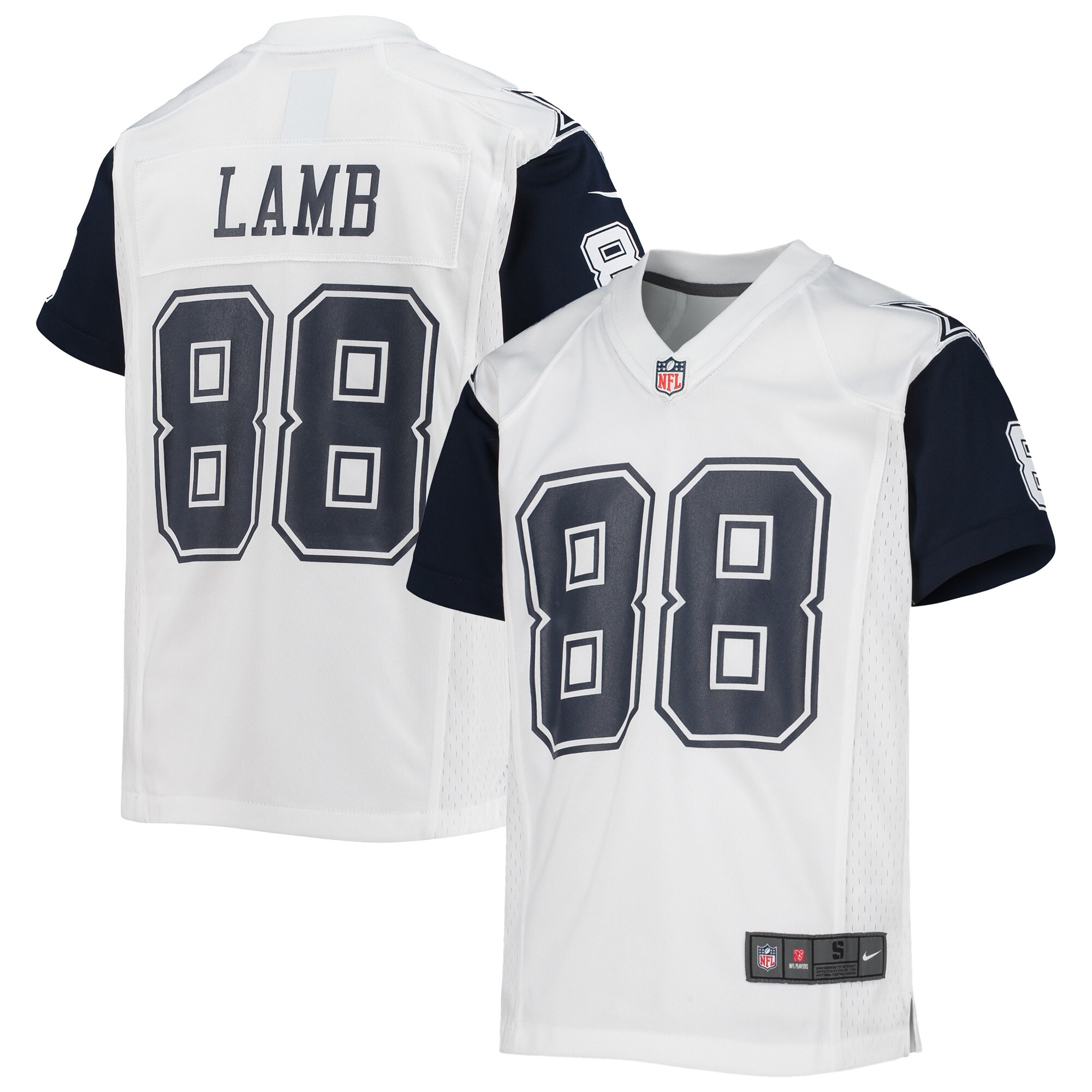 Ceedee Lamb Dallas Cowboys BB Store Youth Alternate Game Jersey - White
