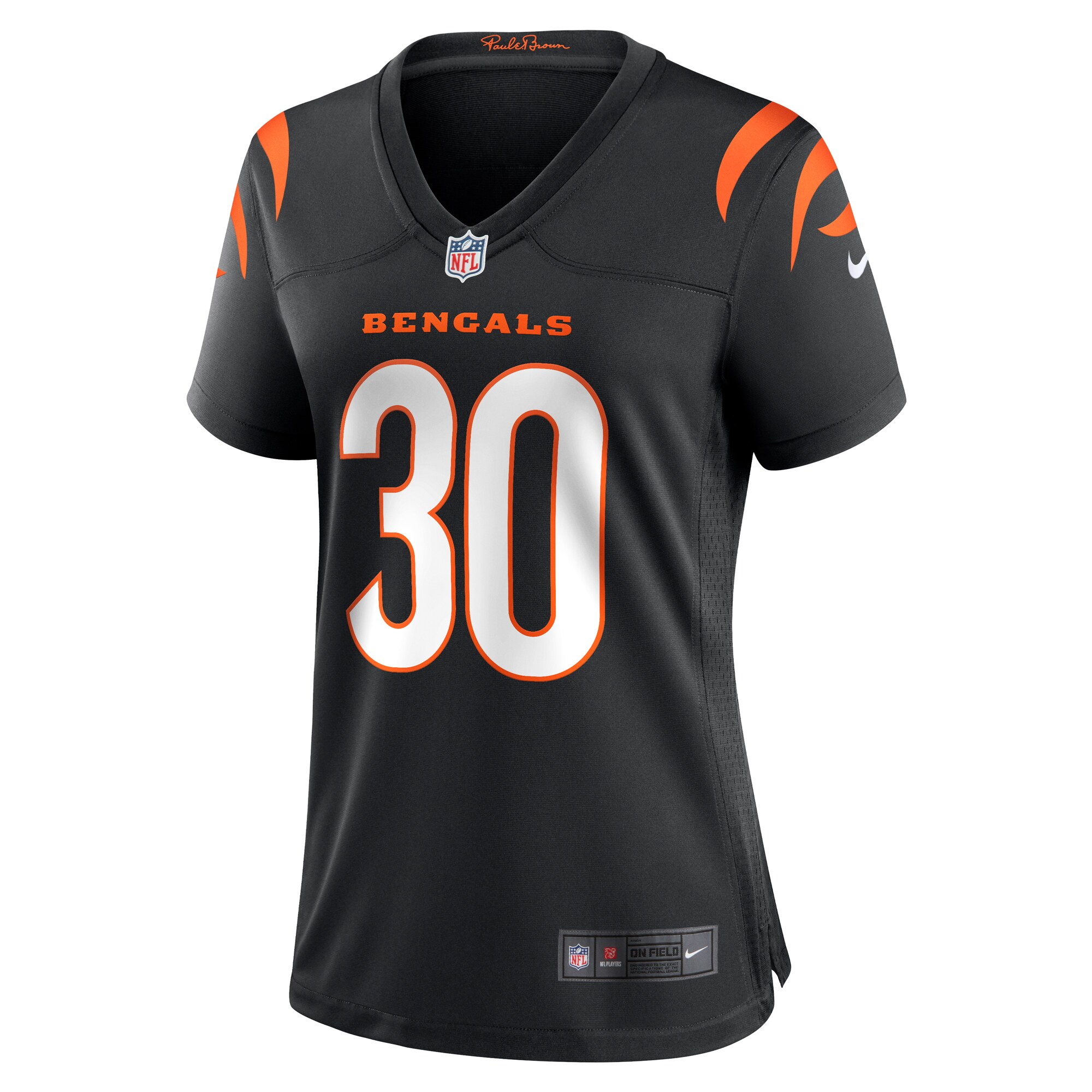 Chase Brown Cincinnati Bengals BB Store Women's Team Game Jersey -  Black