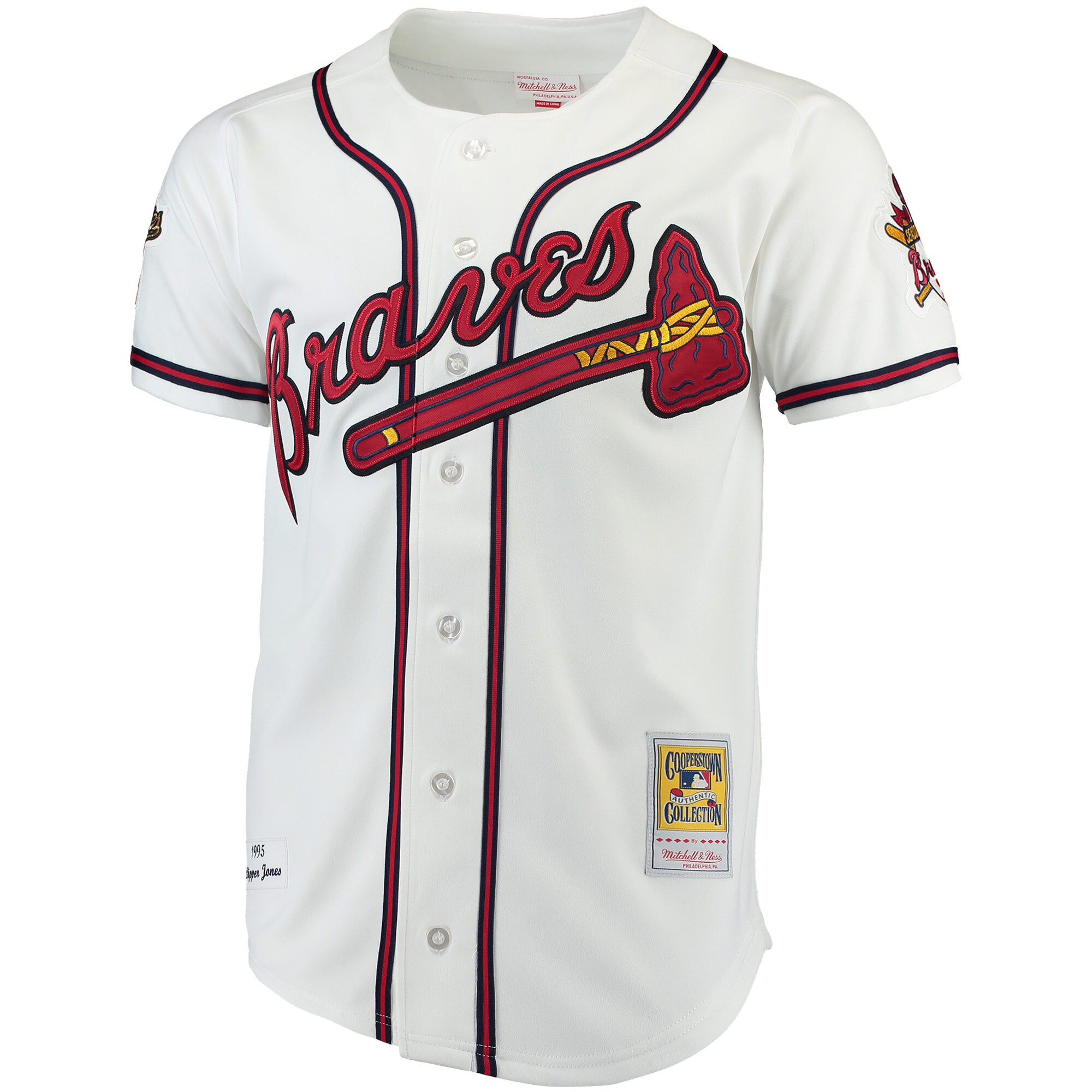 Chipper Jones Atlanta Braves  Authentic Jersey - White