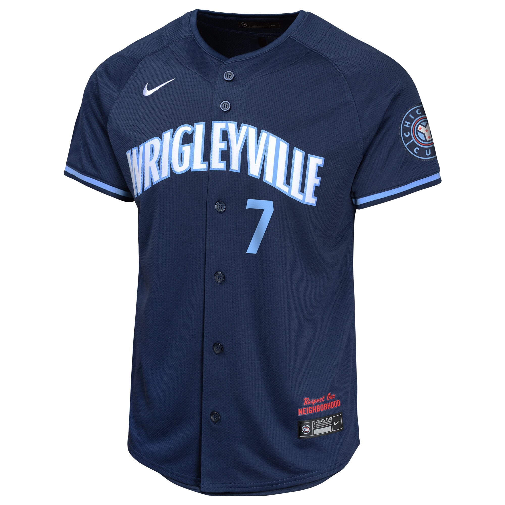 Dansby Swanson Chicago Cubs BB Store Youth City Connect Limited Player Jersey - Navy
