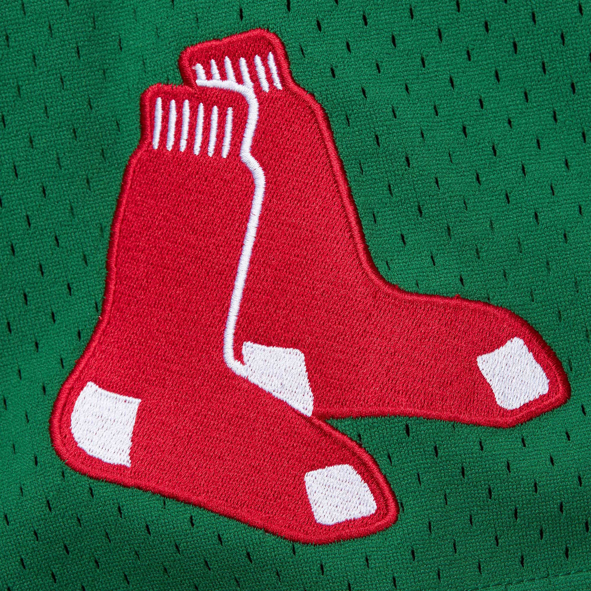 David Ortiz Boston Red Sox  Cooperstown Collection Mesh Batting Practice Jersey - Kelly Green