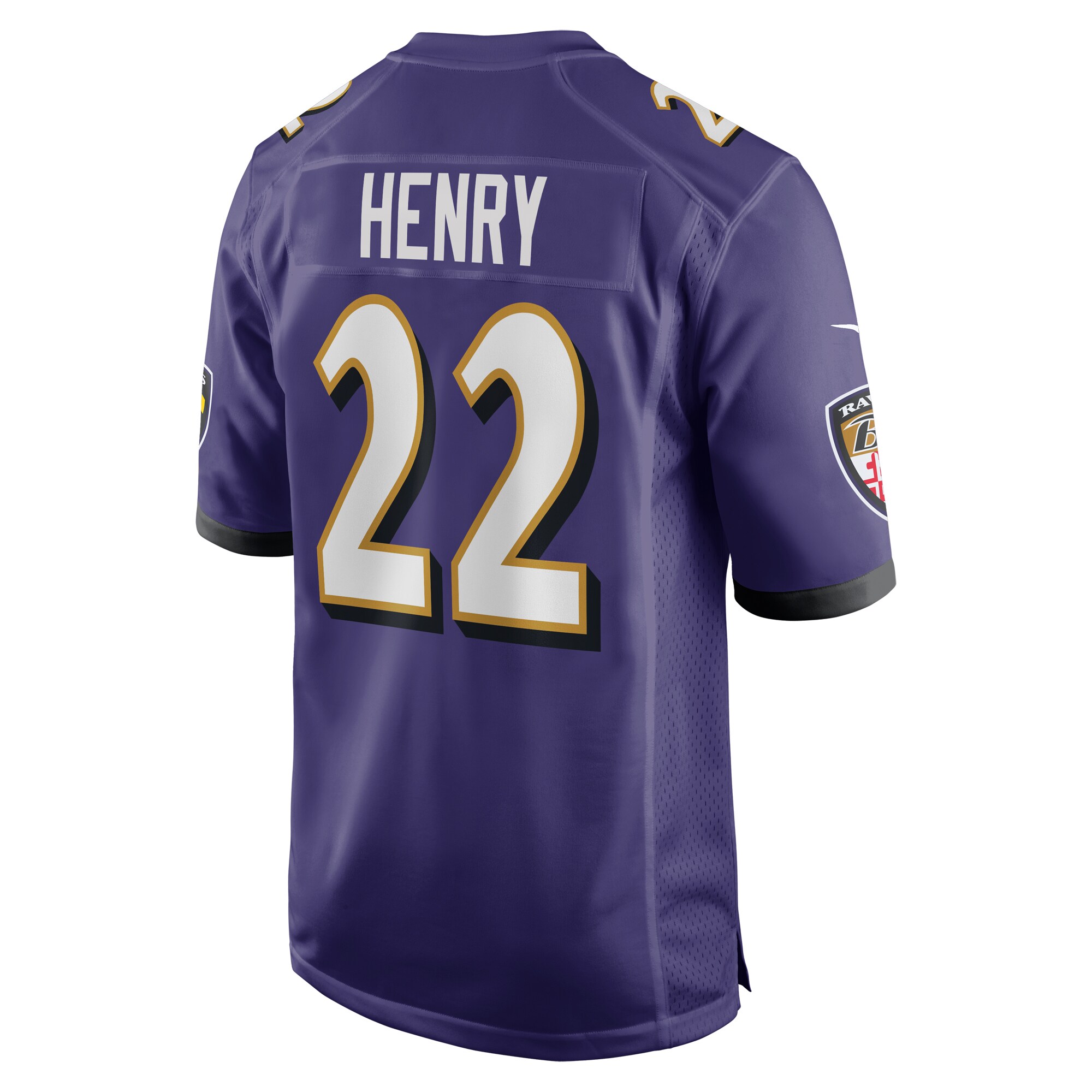 Derrick Henry Baltimore Ravens BB Store Game Player Jersey - Purple