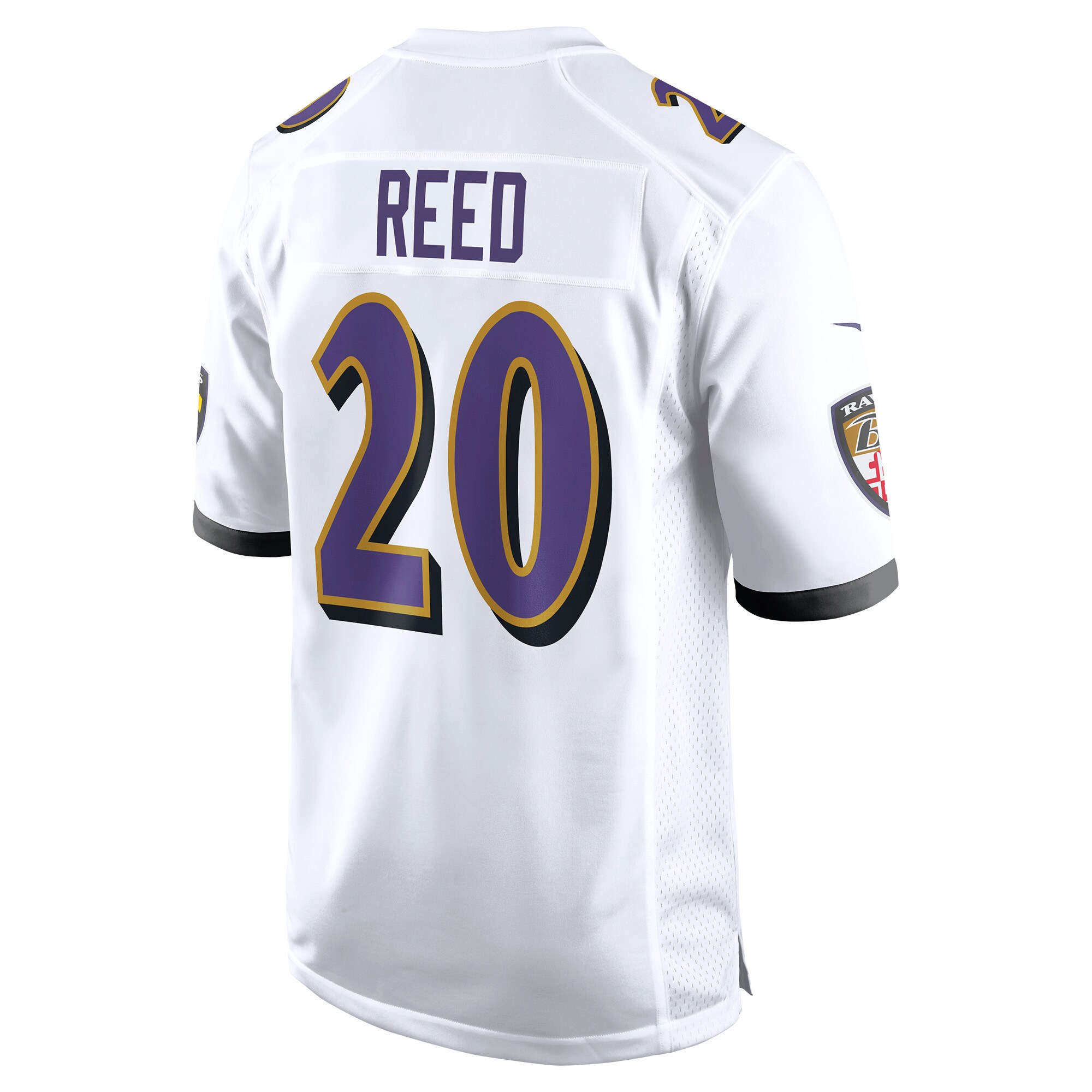 Ed Reed Baltimore Ravens BB Store Retired Player Game Jersey - White