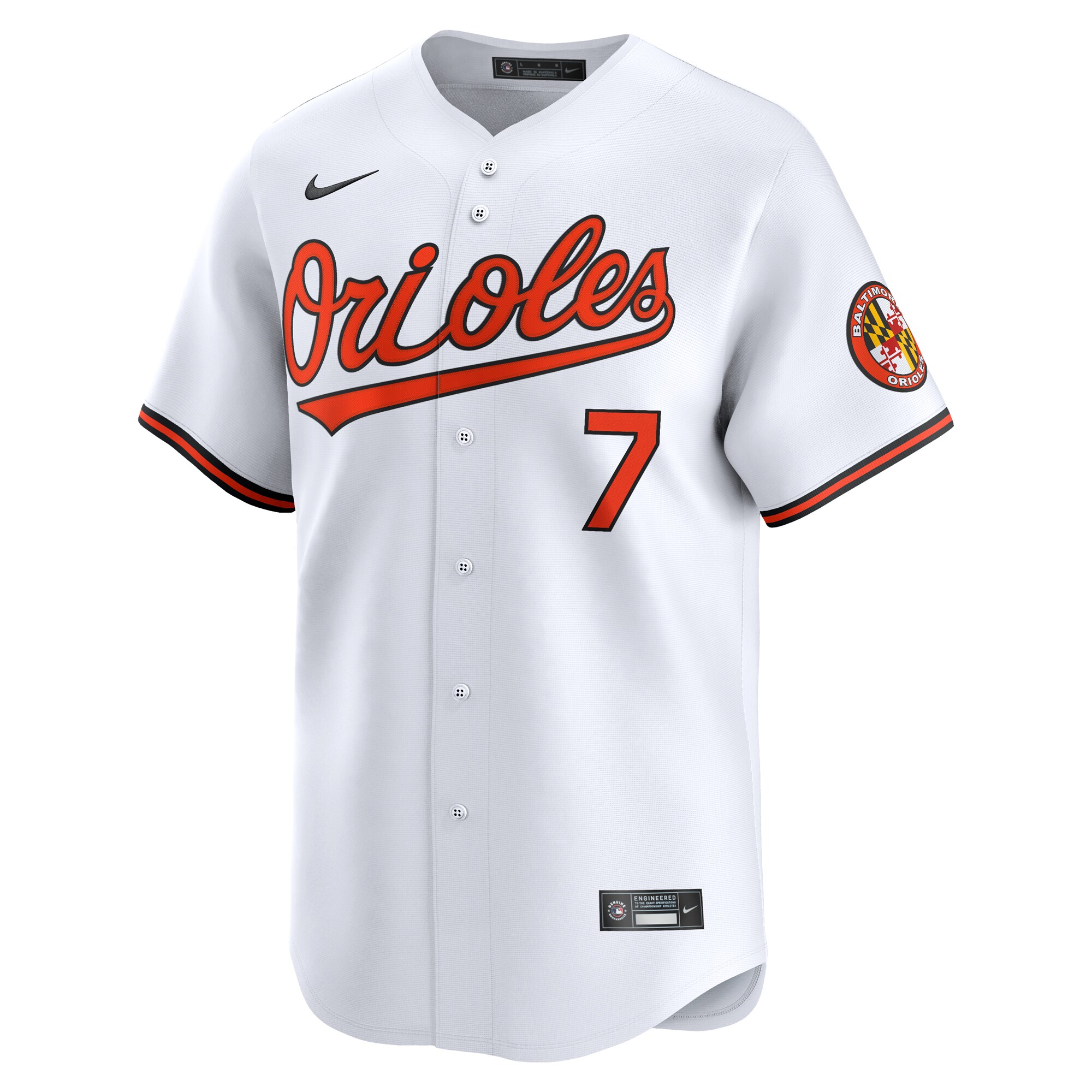 Jackson Holliday Baltimore Orioles BB Store Home Limited Player Jersey - White