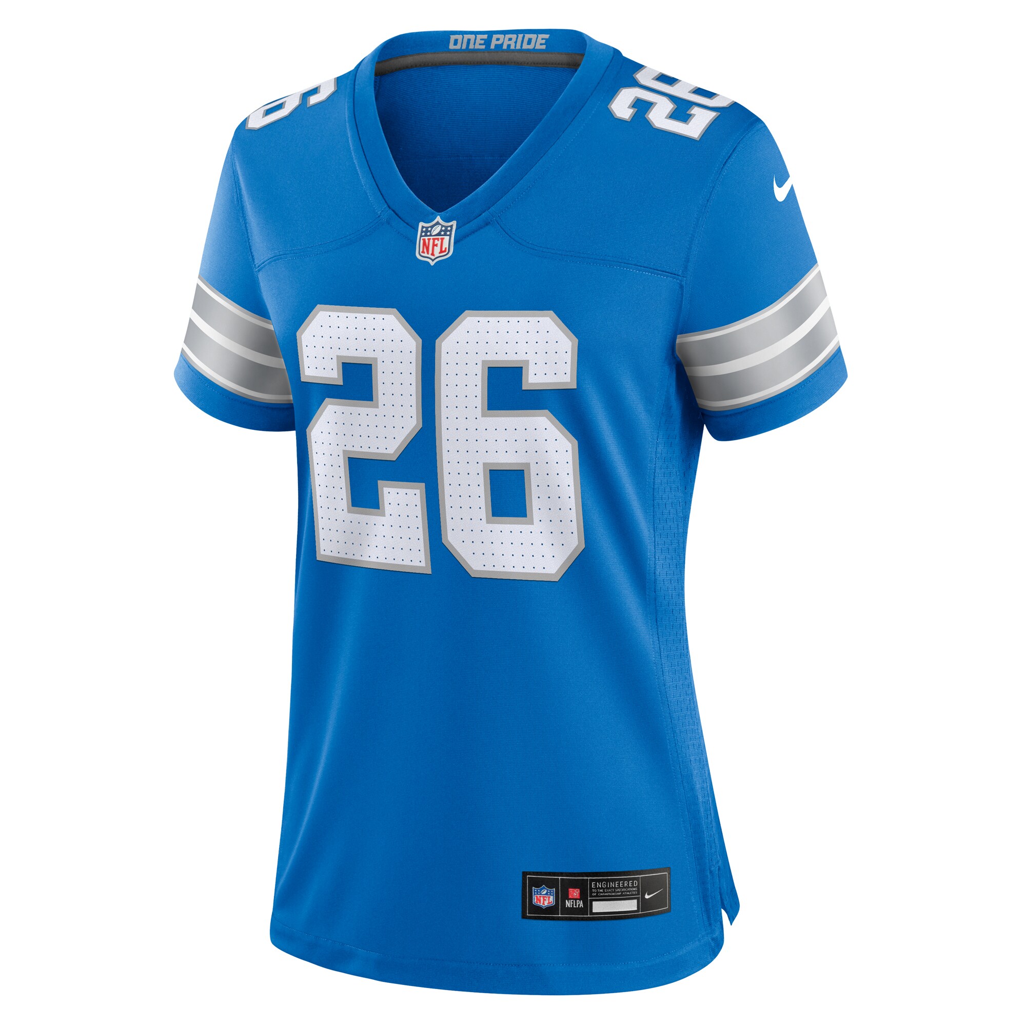 Jahmyr Gibbs Detroit Lions BB Store Women's Game Jersey - Blue
