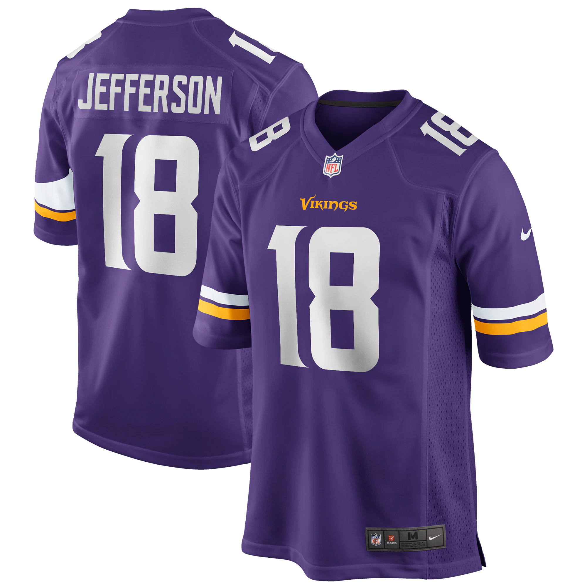 Justin Jefferson Minnesota Vikings BB Store Player Game Jersey - Purple