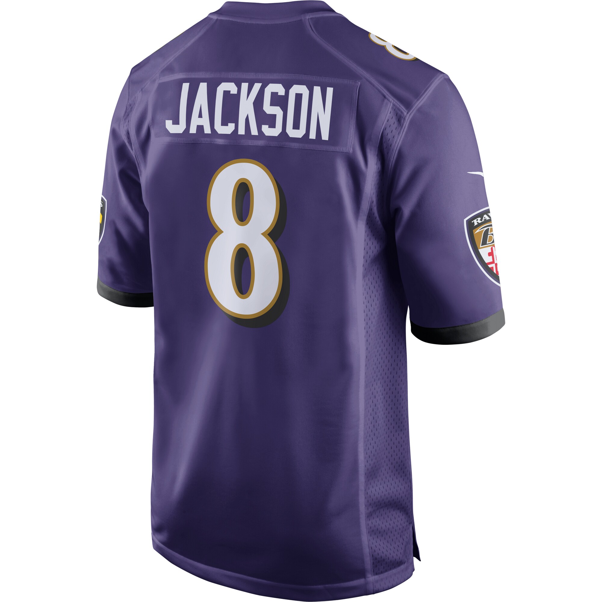 Lamar Jackson Baltimore Ravens BB Store Game Jersey - Purple