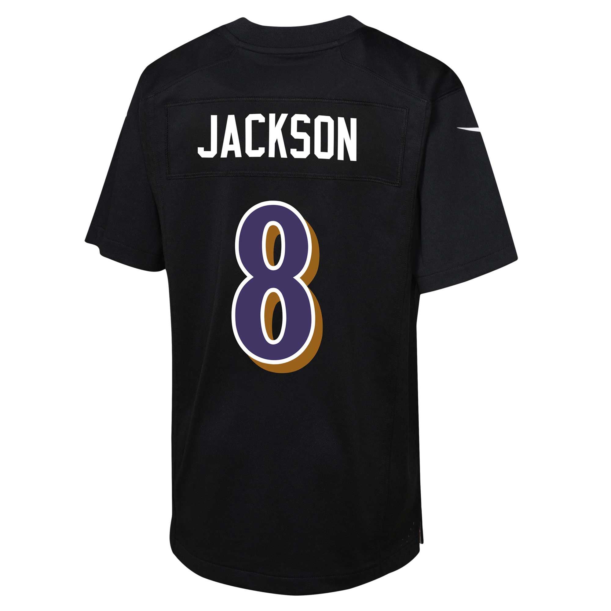 Lamar Jackson Baltimore Ravens BB Store Youth Fashion Game Jersey - Black