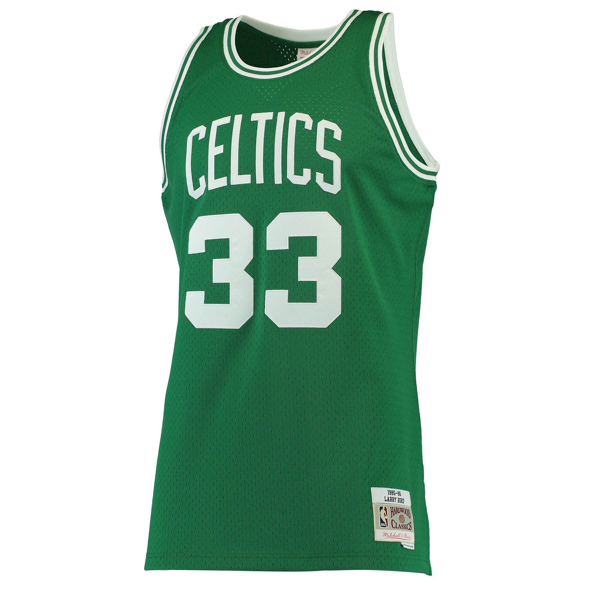 Larry Bird Boston Celtics  Hardwood Classics Swingman Jersey - Kelly Green