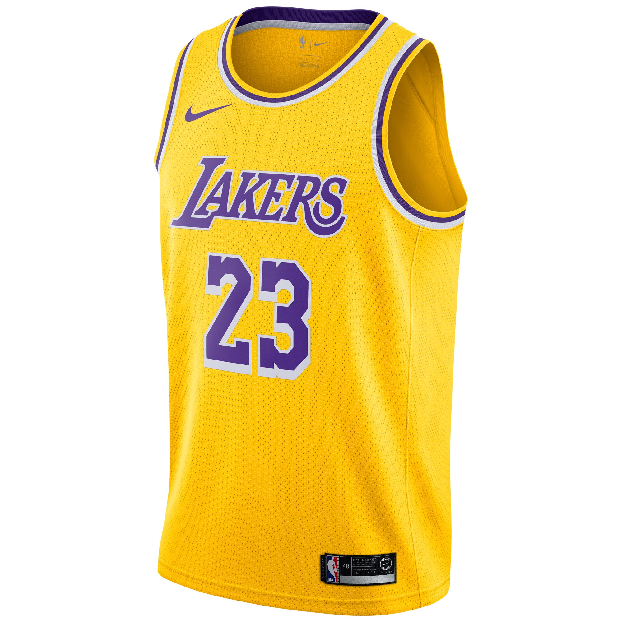 Lebron James Los Angeles Lakers BB Store Swingman Player Jersey Gold - Icon Edition