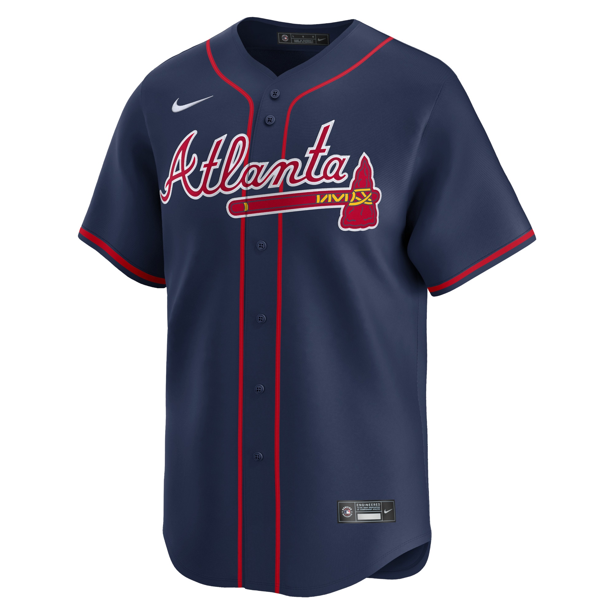 Matt Olson Atlanta Braves BB Store Alternate Limited Player Jersey  Navy