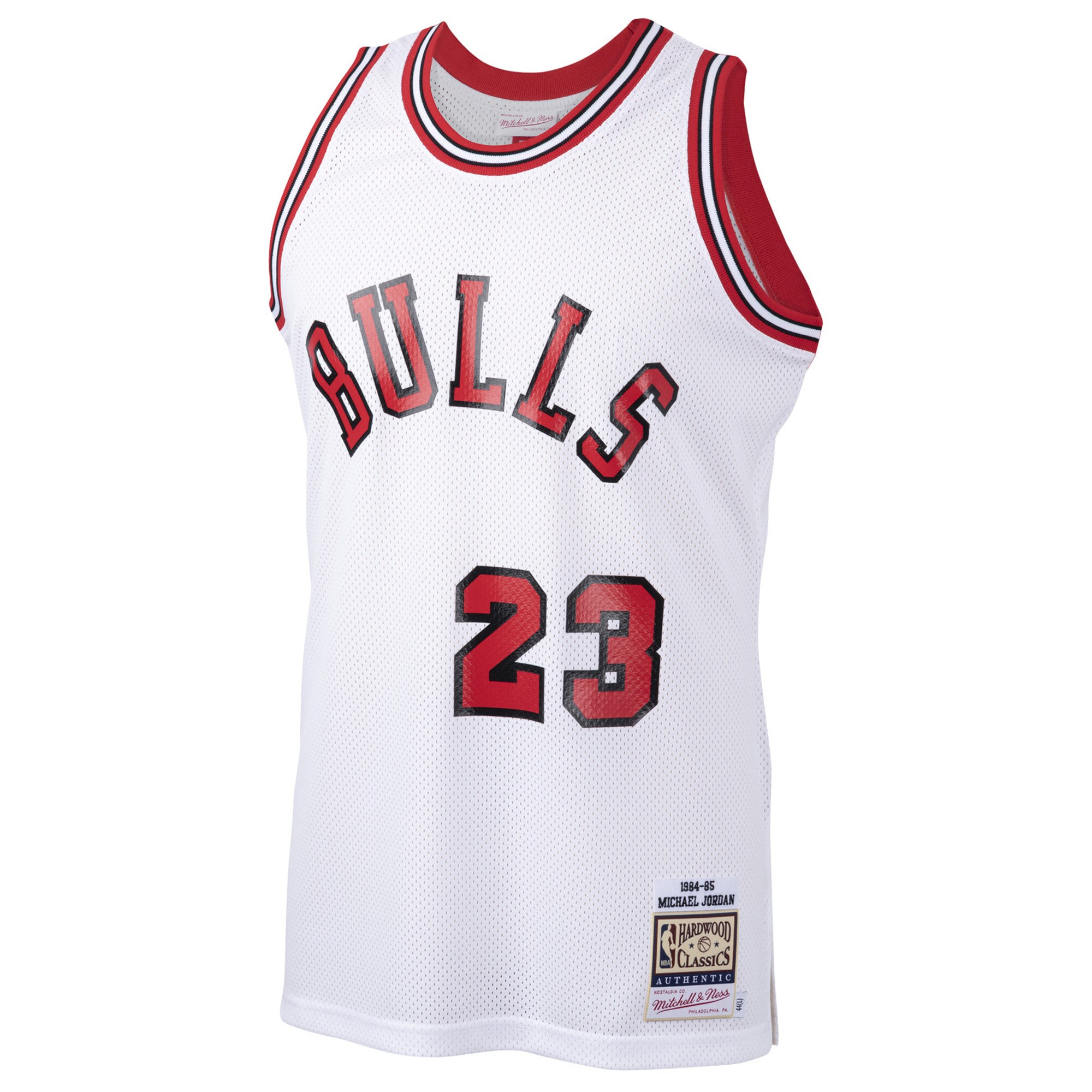 Michael Jordan Chicago Bulls  1984/85 Hardwood Classics Rookie Authentic Jersey - White