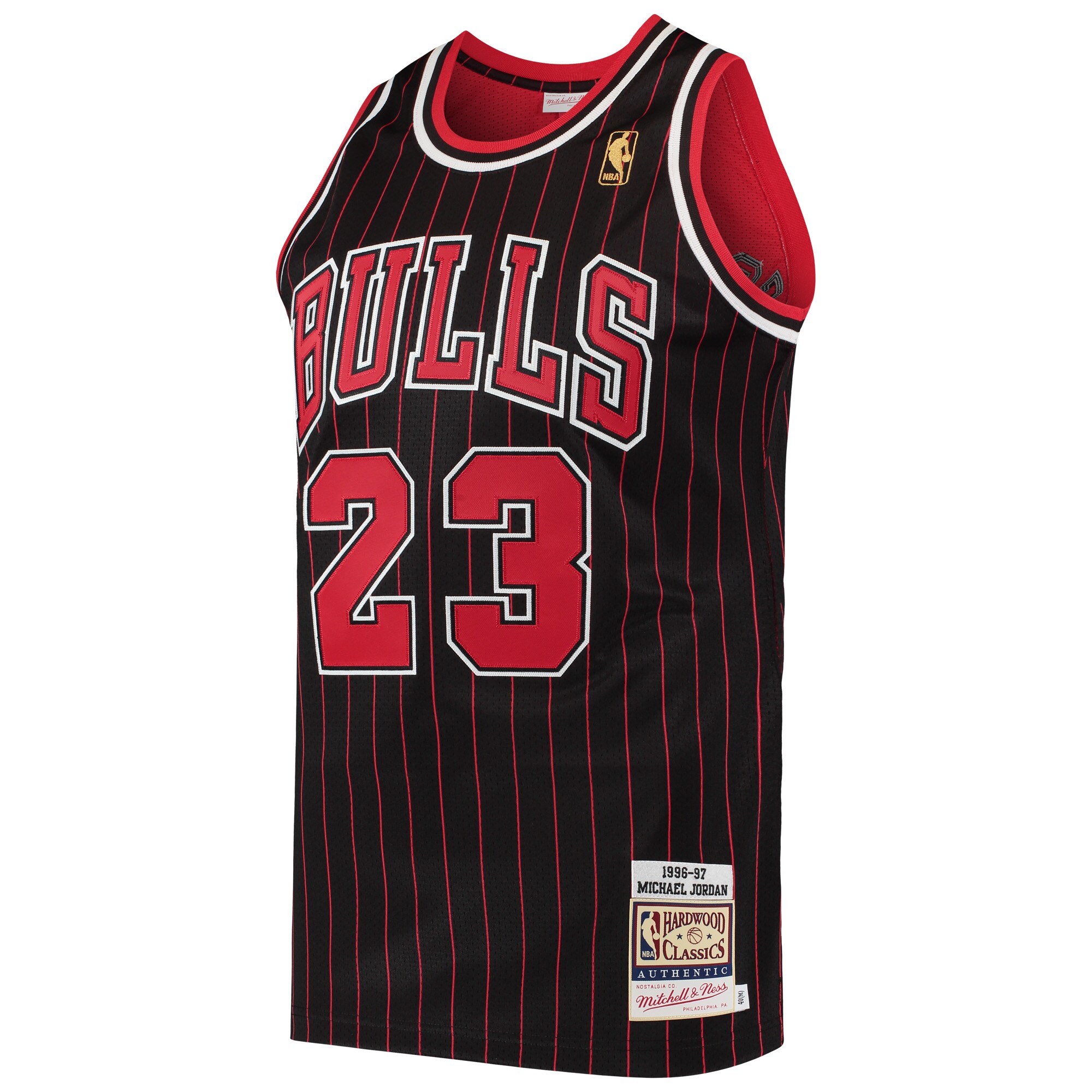 Michael Jordan Chicago Bulls  1996/97 Hardwood Classics Authentic Jersey - Black