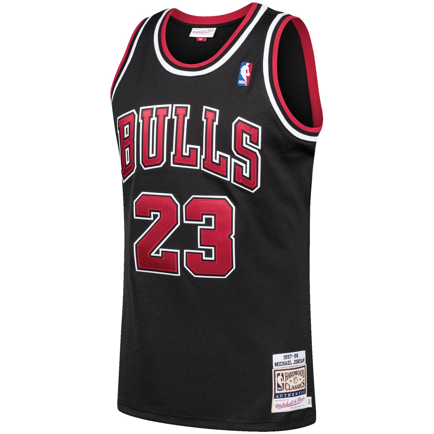 Michael Jordan Chicago Bulls  1997/98 Hardwood Classics Authentic Jersey - Black