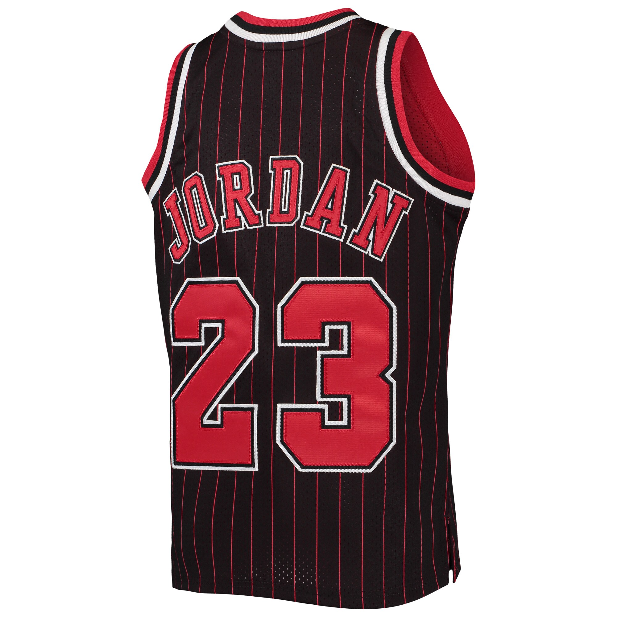 Michael Jordan Chicago Bulls  Youth 1996-97 Hardwood Classics Authentic Jersey - Black/red