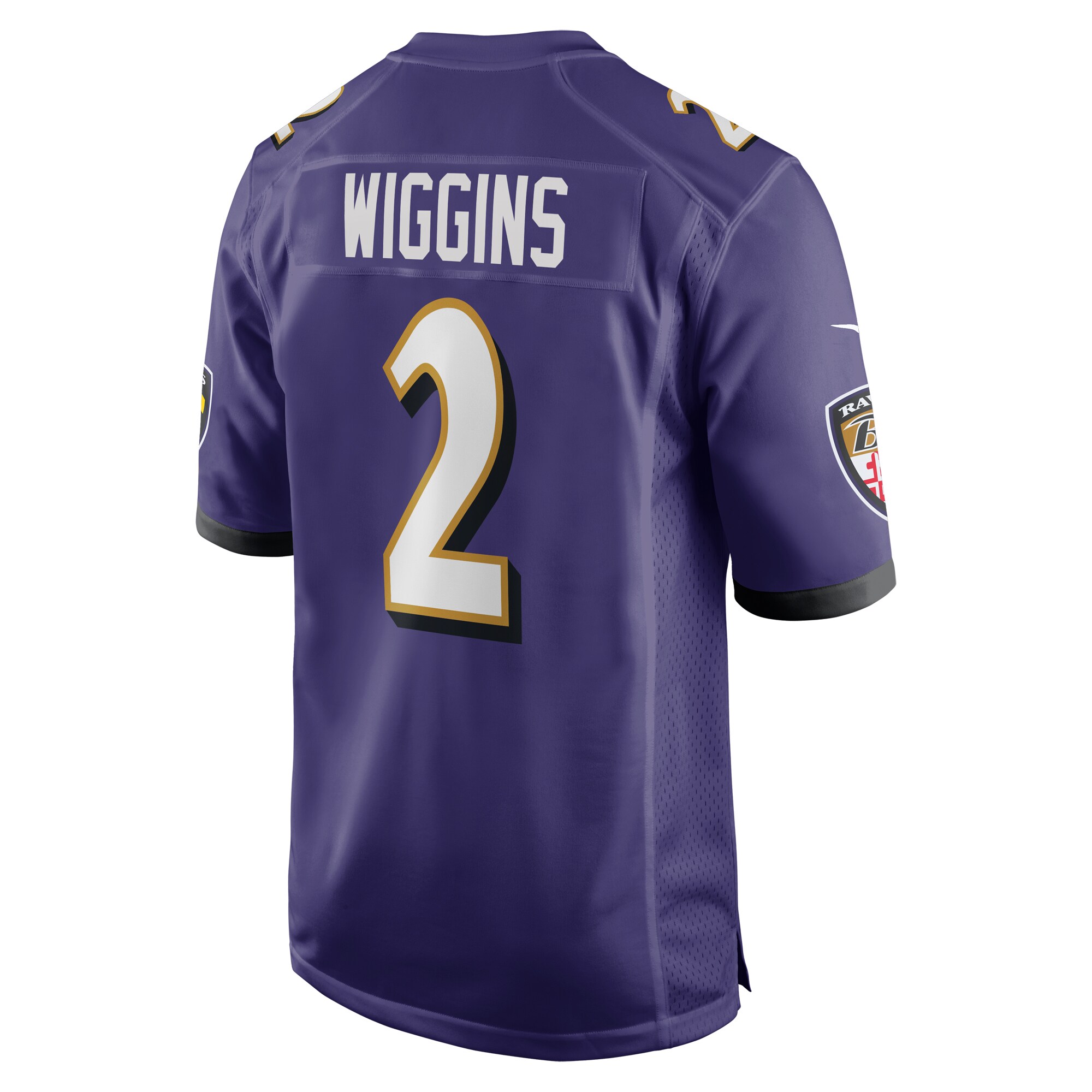 Nate Wiggins Baltimore Ravens BB Store 2024 N.F.L Draft First Round Pick Player Game Jersey - Purple