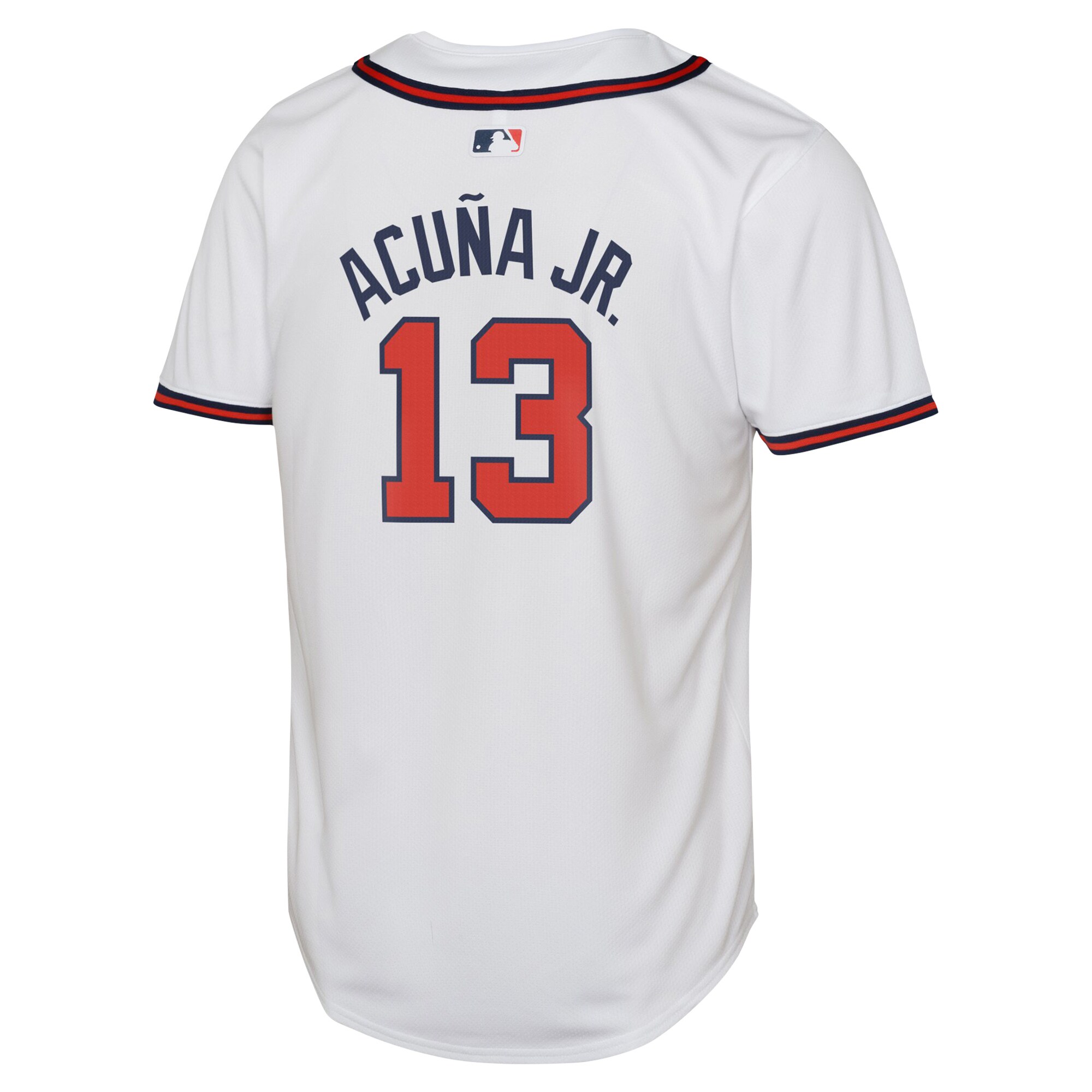 Ronald Acuna Jr. Atlanta Braves BB Store Youth Home Limited Player Jersey - White