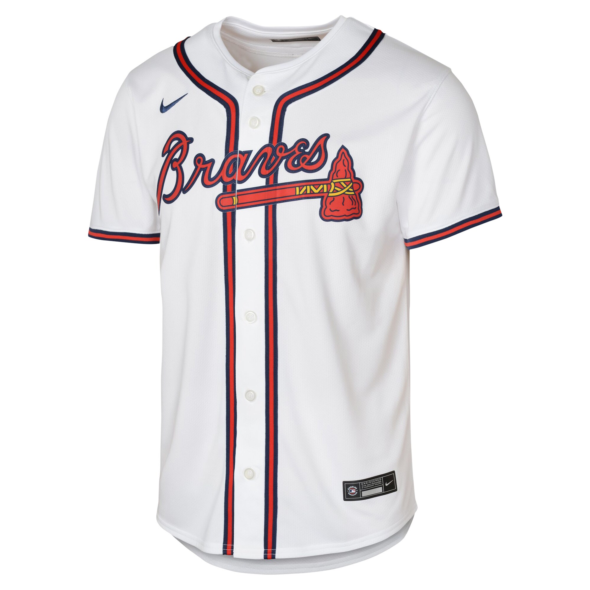 Ronald Acuna Jr. Atlanta Braves BB Store Youth Home Limited Player Jersey - White