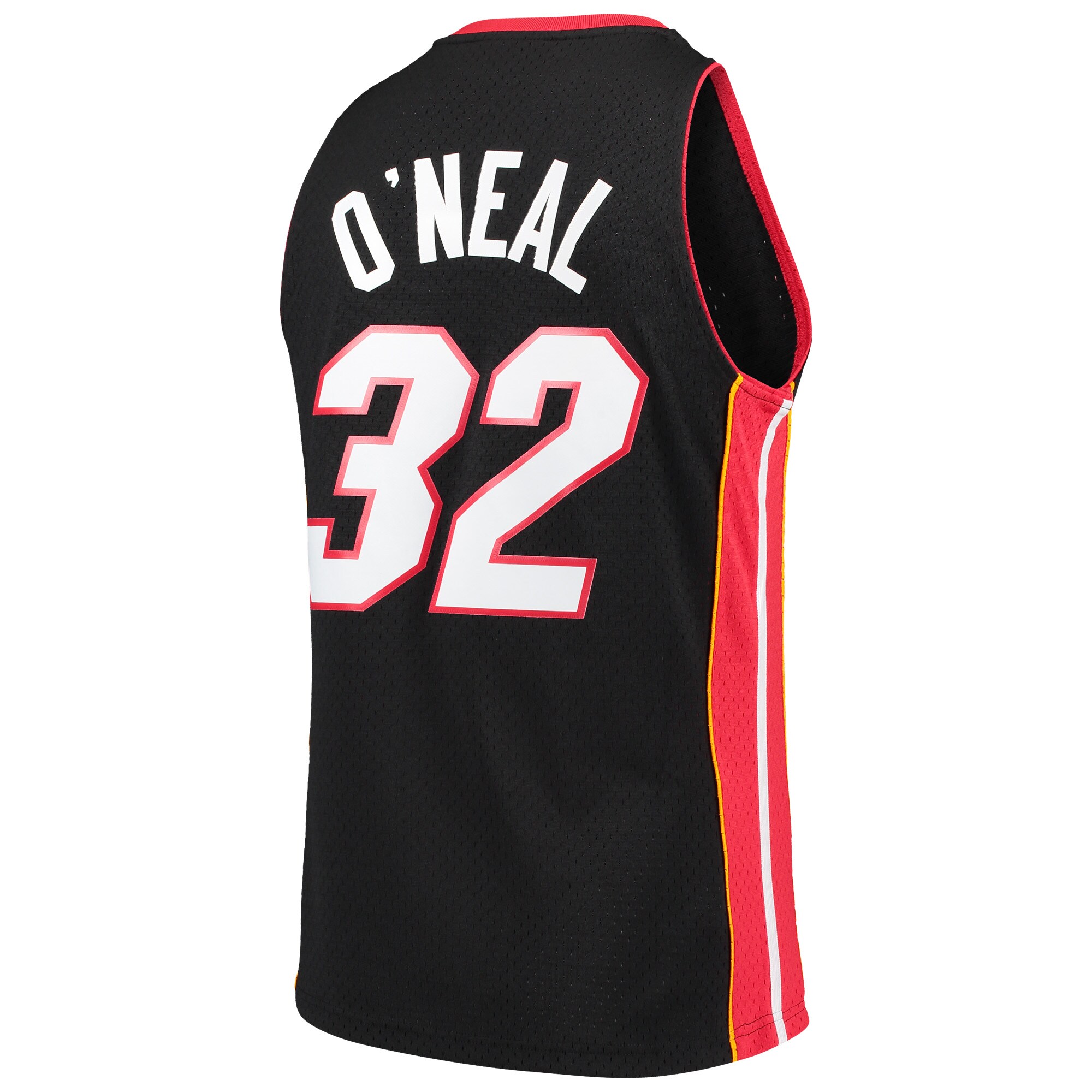 Shaquille O'neal Miami Heat  Hardwood Classics Swingman Jersey - Black