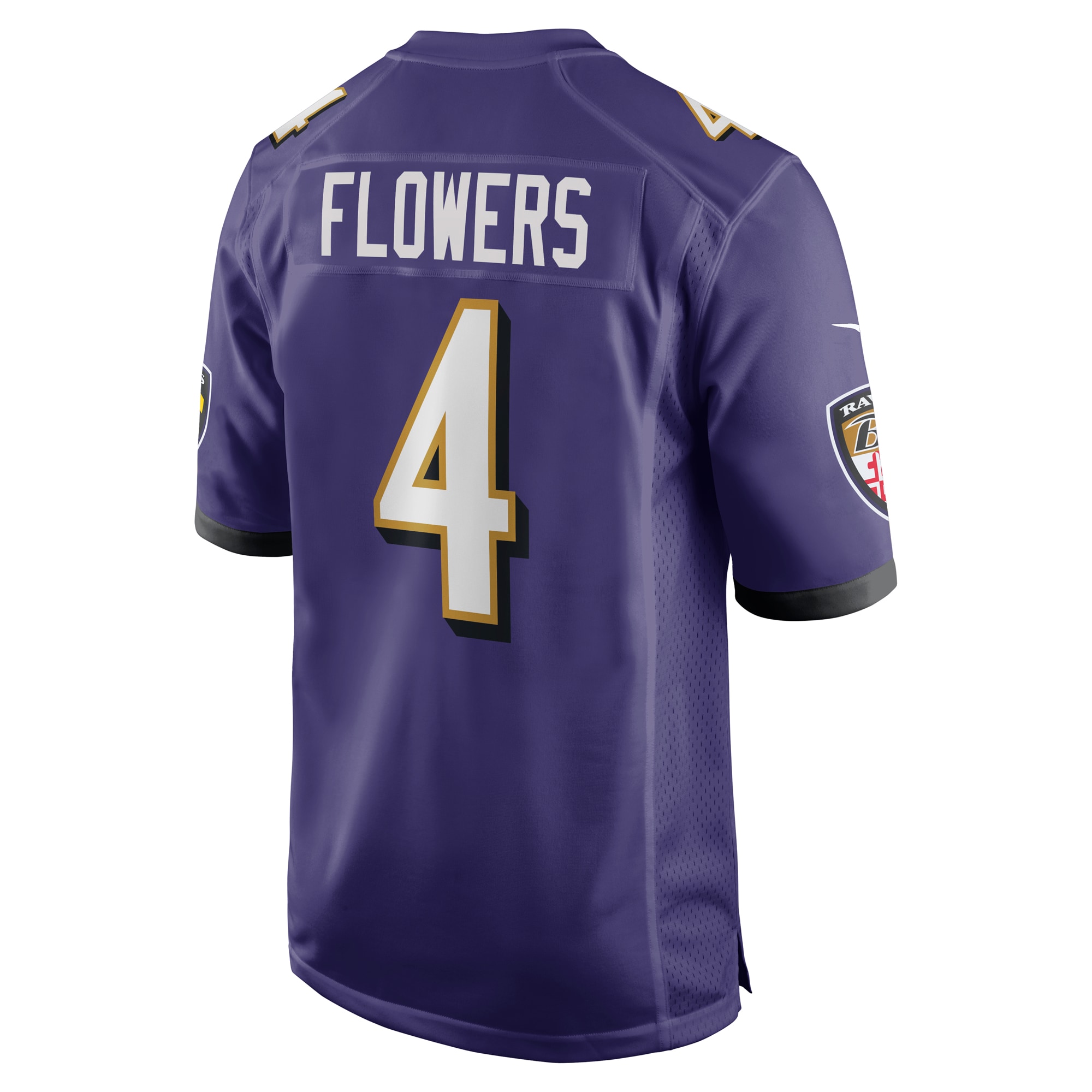 Zay Flowers Baltimore Ravens BB Store 2023 N.F.L Draft First Round Pick Game Jersey - Purple