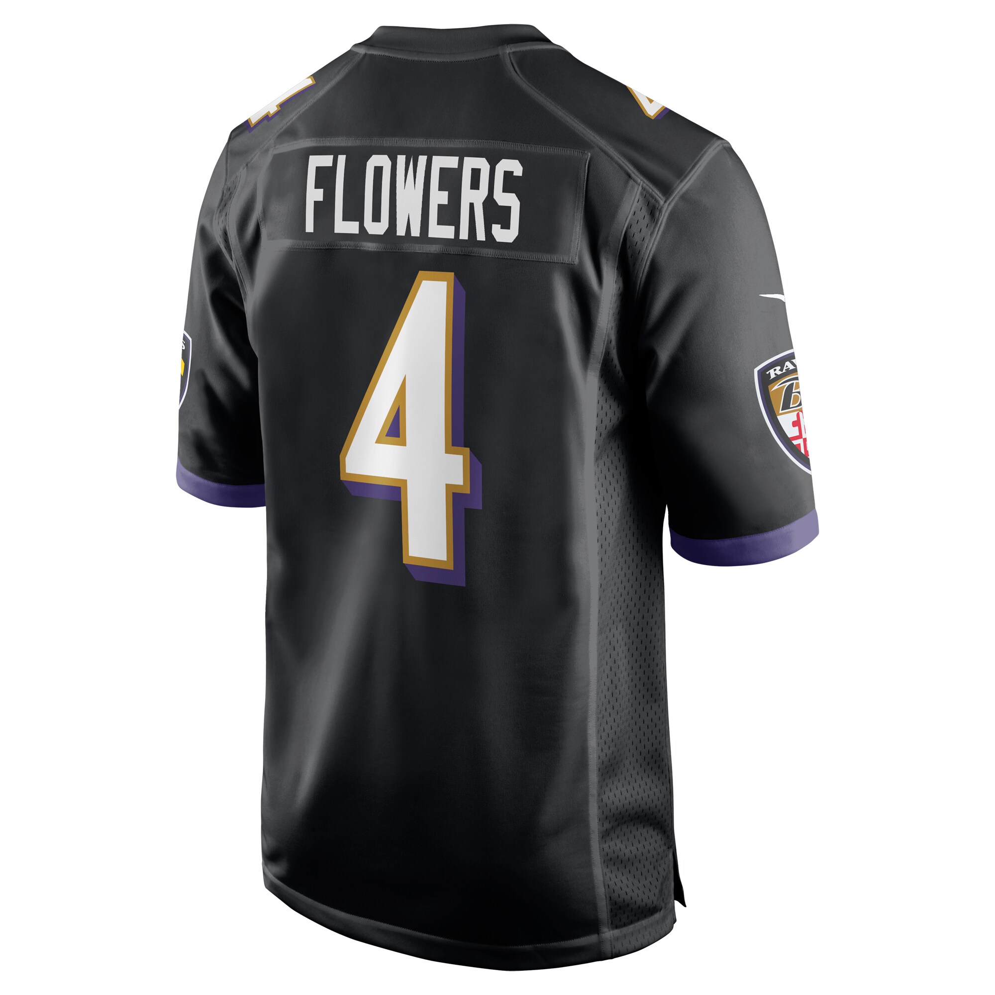 Zay Flowers Baltimore Ravens BB Store Team Game Jersey - Black