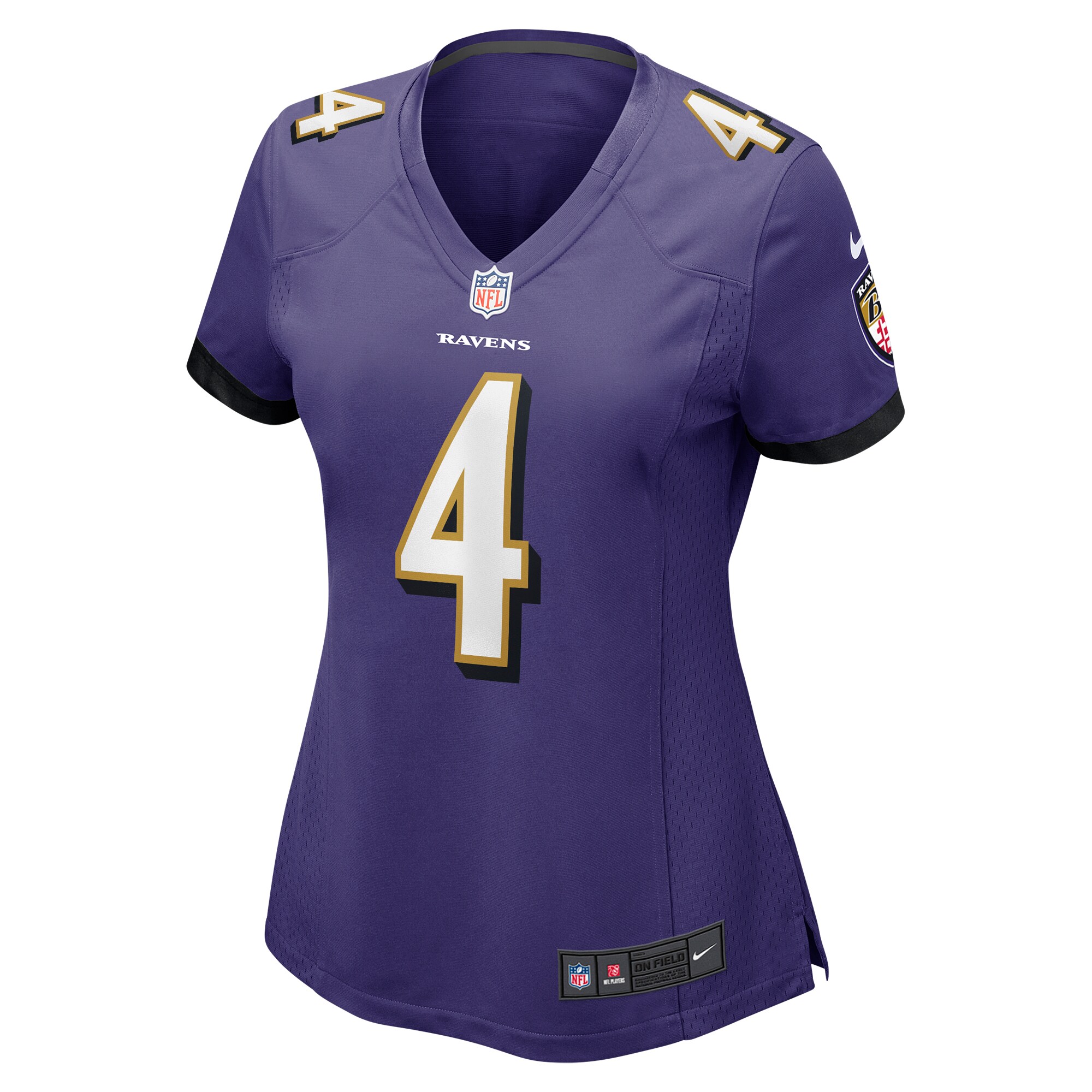 Zay Flowers Baltimore Ravens BB Store Women's Team Game Jersey - Purple
