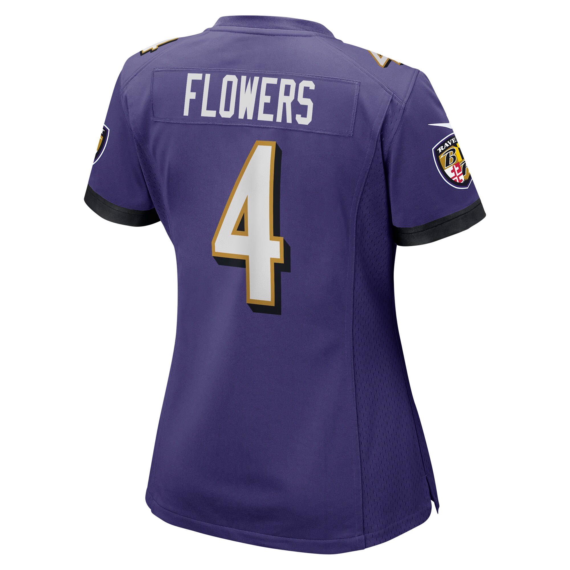 Zay Flowers Baltimore Ravens BB Store Women's Team Game Jersey - Purple